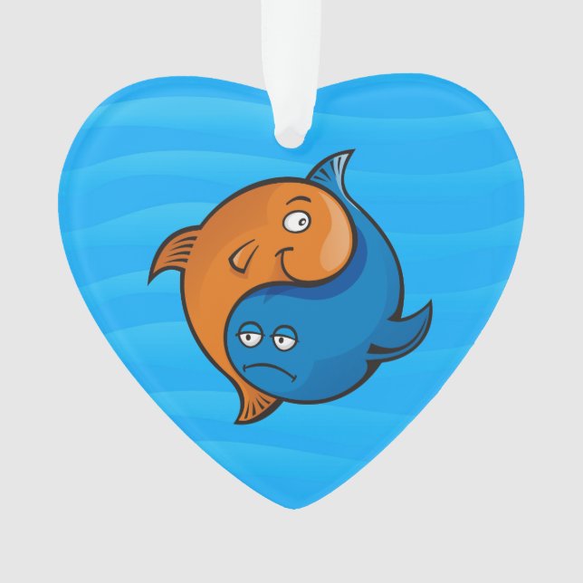 Caricature de poisson Yin Yang (devant)