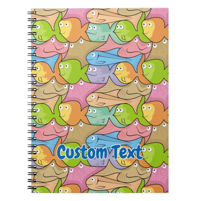Caricature de poissons carnet (Devant)