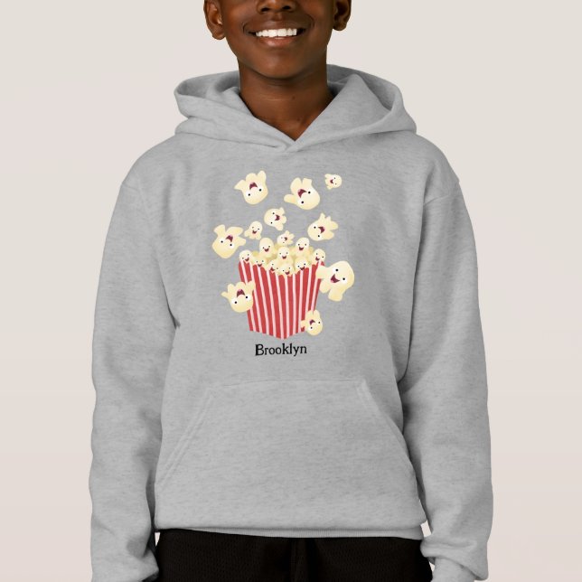 Caricature de pop-corn drôles (Devant)