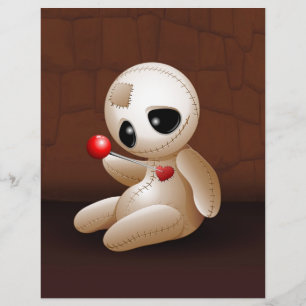 Caricature de poupée vaudou en amour