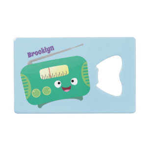 Caricature de radio rétro amusante