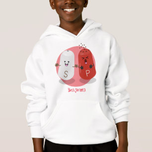 Caricature de shakers de sel et de poivre de Cute 