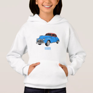 Caricature de voiture classique 1948