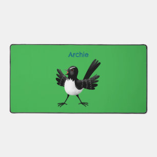 Caricature de Willie Wagtail australienne personna