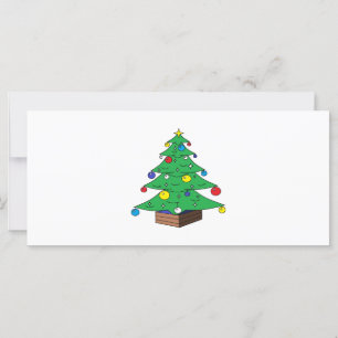 Caricature décorée sur les arbres de Noël