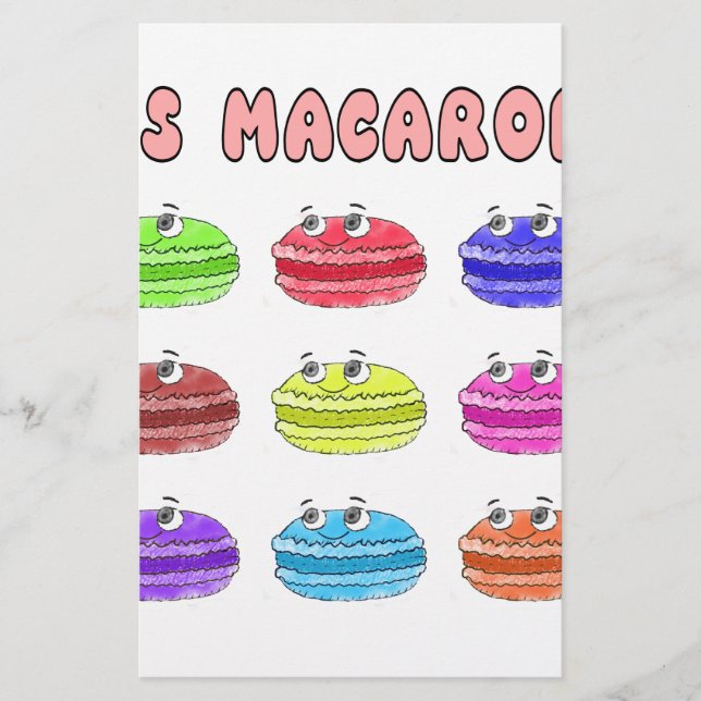 Caricature des Macarons (Devant)