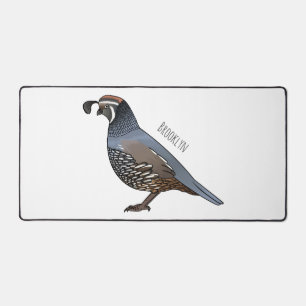 Caricature d'oiseau de caille de Californie