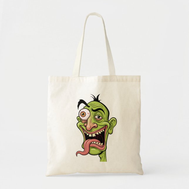 Caricature drôle Zombie pour Sac fourre-tout (Devant)