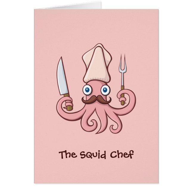 Caricature du chef calmar (Devant)