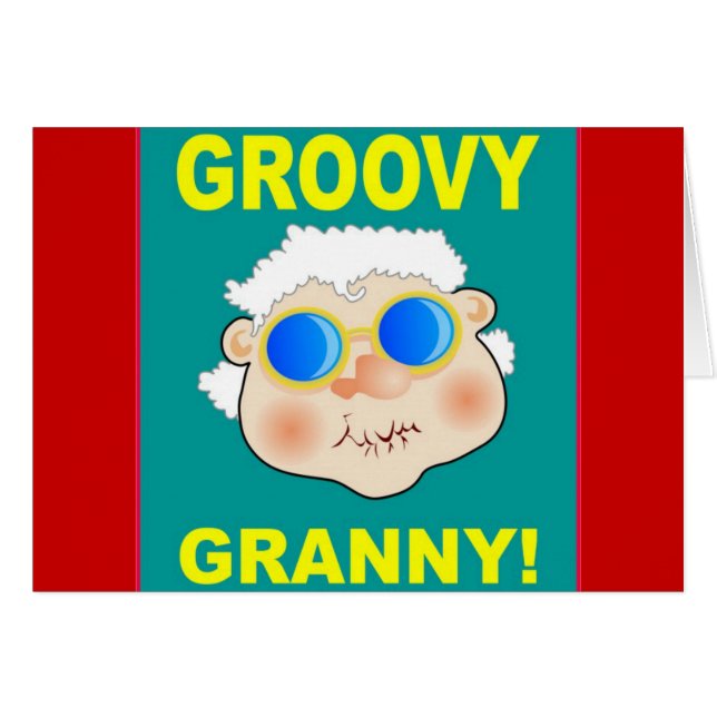 Caricature Groovey Granny (Devant horizontal)