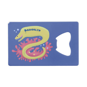 Caricature humoristique murène verte