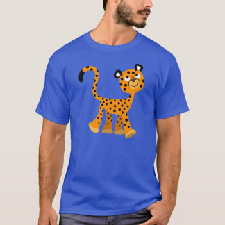Caricature insouciante mignonne Cheetah T-shirt