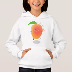 Caricature jaune mangue mignonne