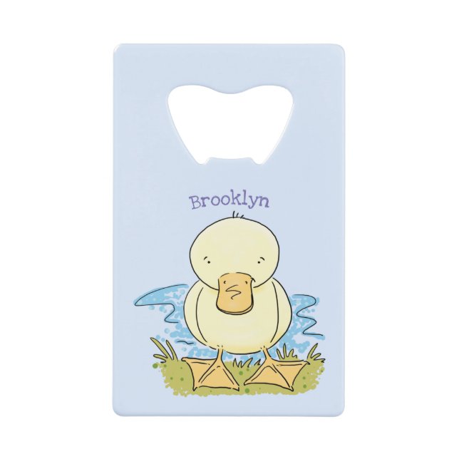 Caricature jaune mignon pour canard bébé (Devant)