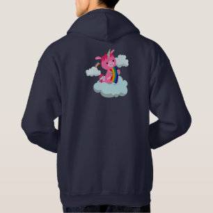Caricature mignonne à l'arc-en-ciel Sweat - shirt 