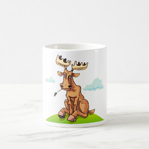 Caricature Moose Mug