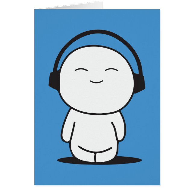 Caricature Musique Cute - Casques (Devant)