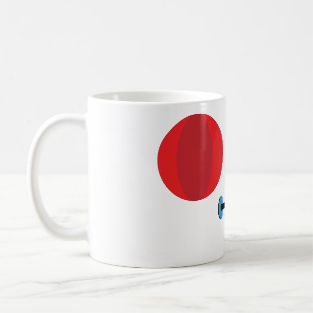 caricature outils d'exercice mug (Gauche)