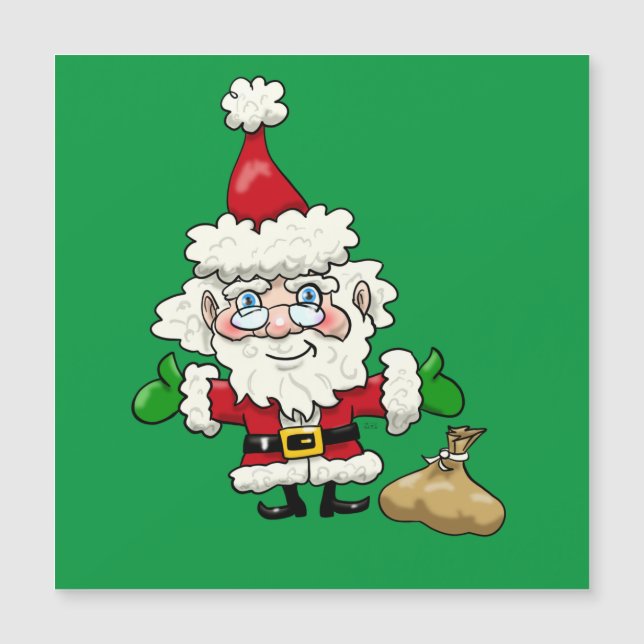 Caricature Père Noël (Devant)