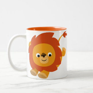 Caricature Perky mignon Lion Mug