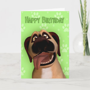 Caricature pour chien de Terrier frontalier Carte