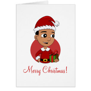 Caricature pour garçon de Noël