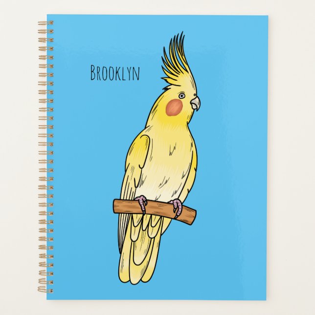 Caricature pour oiseaux Cockatiel (Devant)