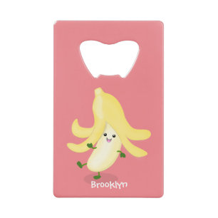 Caricature sur la banane de Cute kawaii
