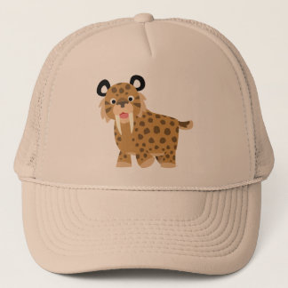Caricature sympa Smilodon Casquette
