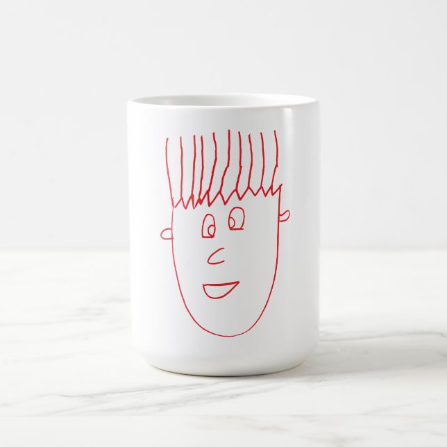 Caricature Young Man Mug (Centre)