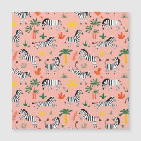 Caricature Zebras Funny Motif sans couture