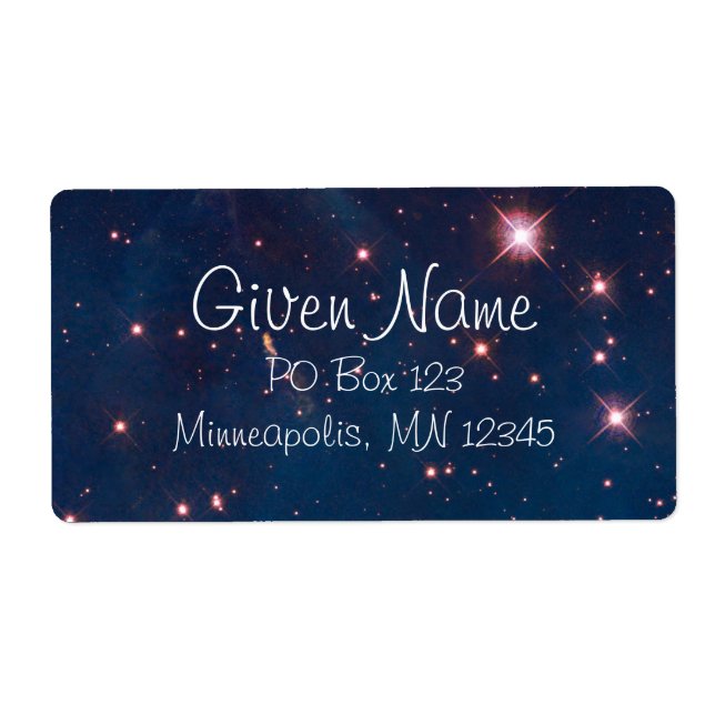 Carina Nebula Étiquette (Devant)