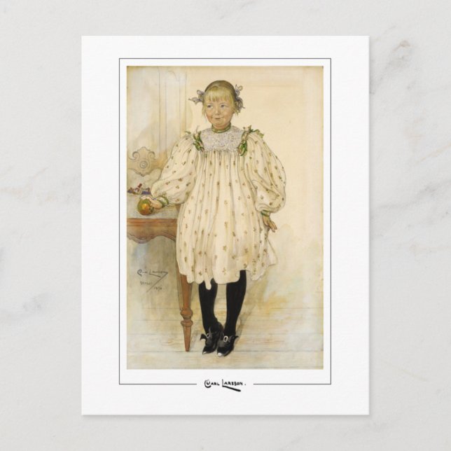 Carl Larsson #107 - Carte postale d'art fin (Devant)