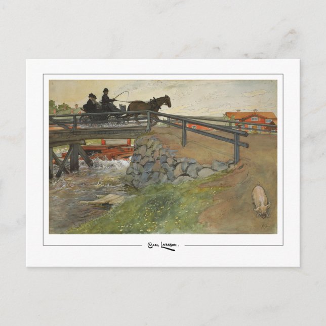 Carl Larsson #134 - Carte postale d'art fin (Devant)
