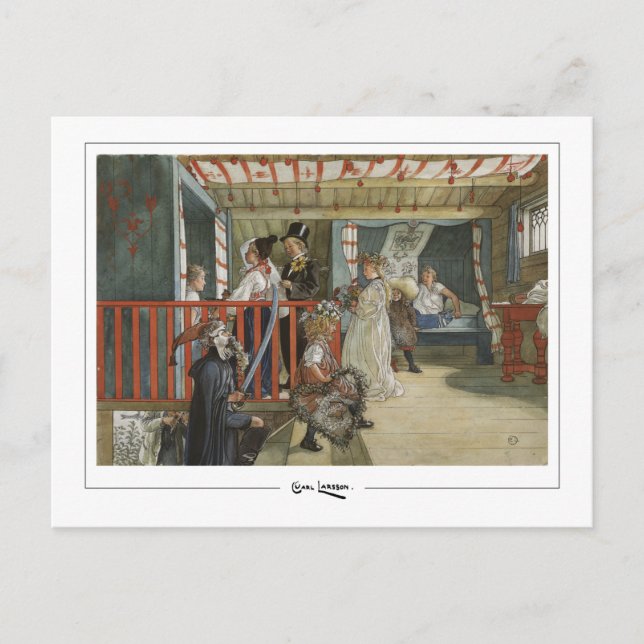 Carl Larsson #26 - Carte postale d'art fin (Devant)