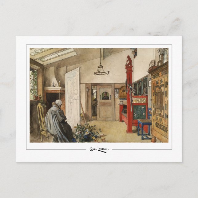 Carl Larsson #290 - Carte postale d'art fin (Devant)