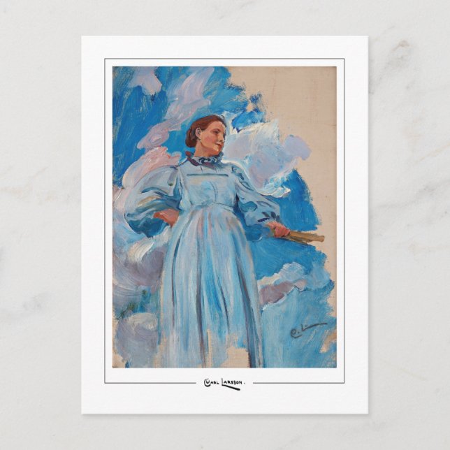 Carl Larsson #2 - Carte postale d'art fin (Devant)