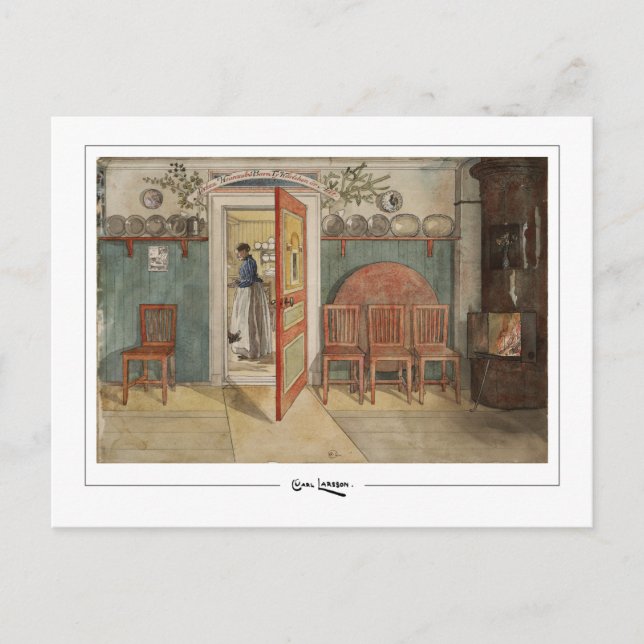 Carl Larsson #330 - Carte postale d'art fin (Devant)