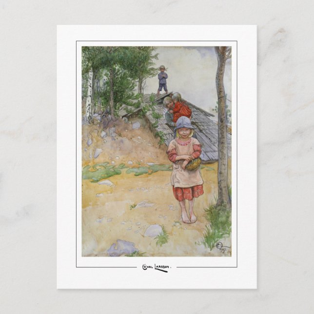 Carl Larsson #352 - Carte postale d'art fin (Devant)