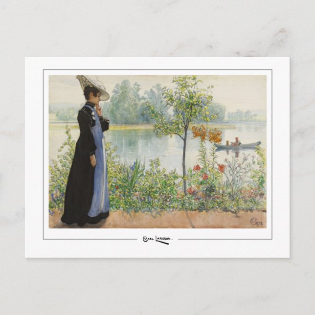Carl Larsson #77 - Carte postale d'art fin (Devant)