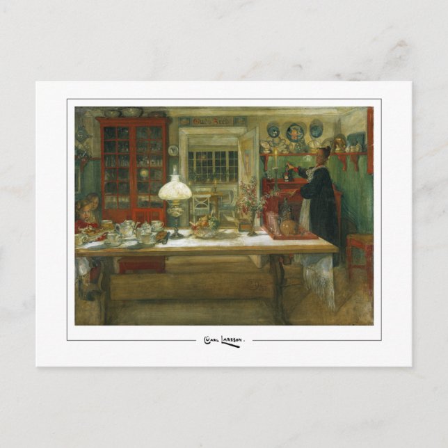 Carl Larsson #78 - Carte postale d'art fin (Devant)