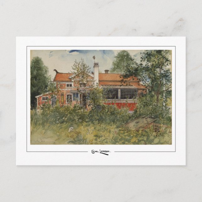 Carl Larsson #7 - Carte postale d'art fin (Devant)