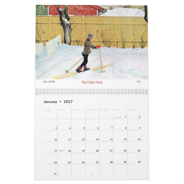 Carl Larsson hors de calendrier des portes 2015 (Jan 2027)