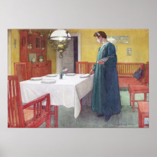 Carl Larsson School Lunch Fine Art Poster Imprimer