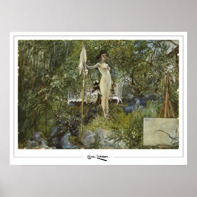 Carl Larsson Zedign Affiche d'art #391 (Devant)