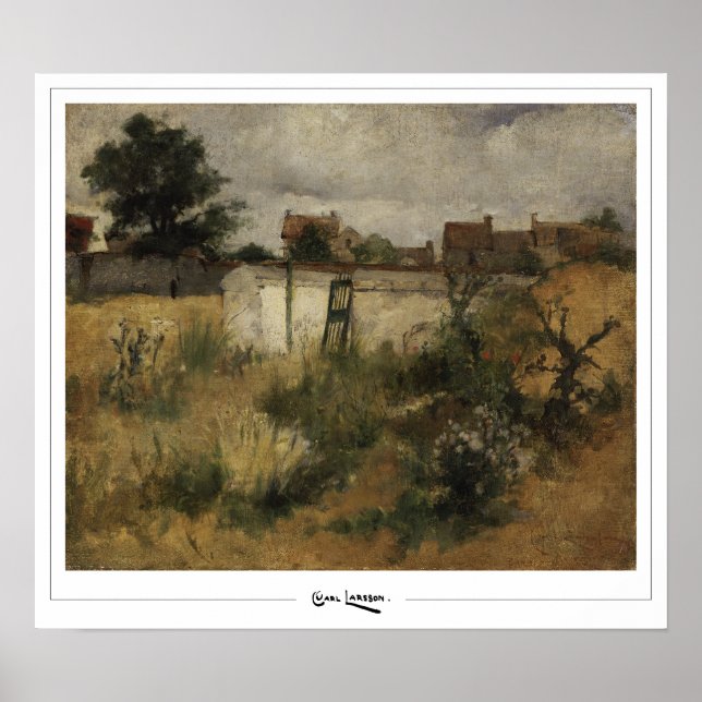 Carl Larsson Zedign Poster d'art #14 (Devant)