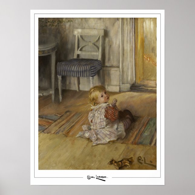 Carl Larsson Zedign Poster d'art #59 (Devant)