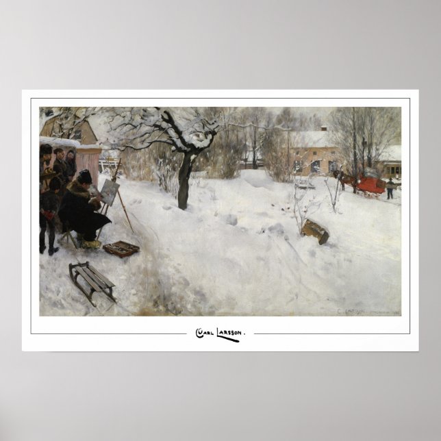 Carl Larsson Zedign Poster d'art #88 (Devant)