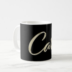 Carl Name Whitegold Tasse Teetasse