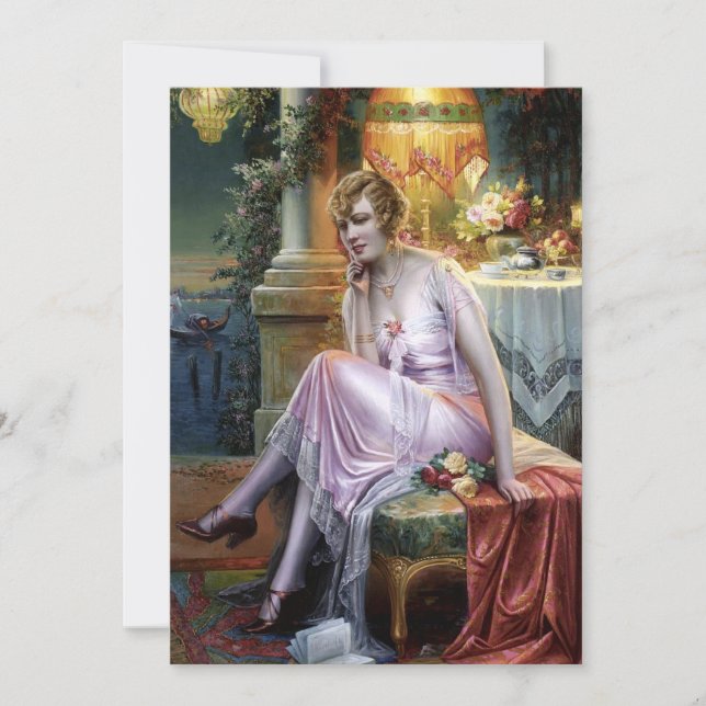 Carlier : Élégante dame (Devant)